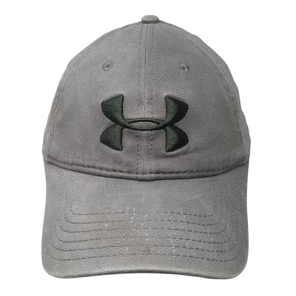 Under Armour Fitted Baseball Cap Gray Large Lightweight Embroidered 6 Panel - Picture 1 of 9